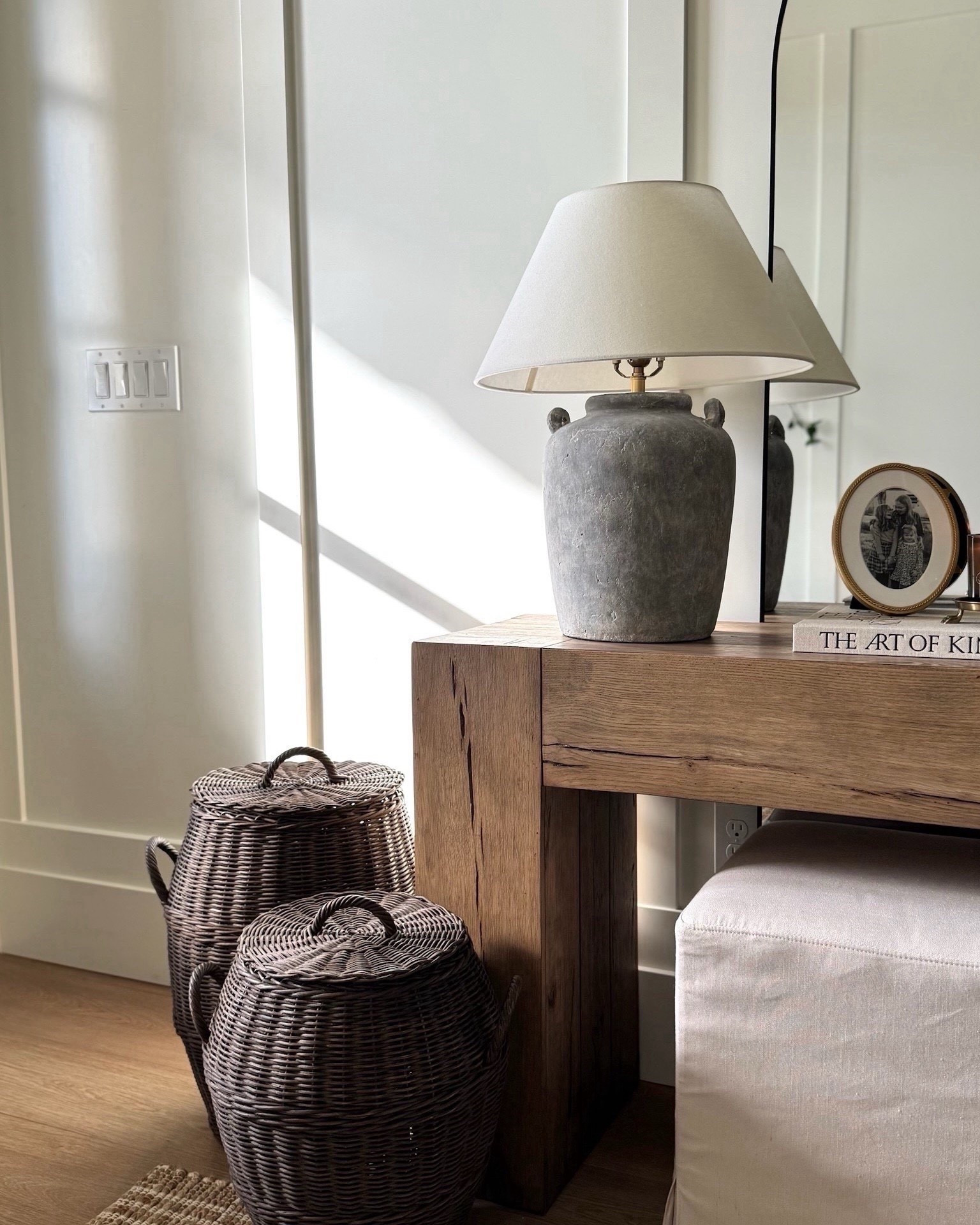 These gorgeous lidded wicker baskets are a new favorite of mine! I love the functional storage—for shoes, blankets, toys, etc! The quality makes these absolutely worth the splurge, but I’m linking a similar style too if you want to save! 

#LTKHome