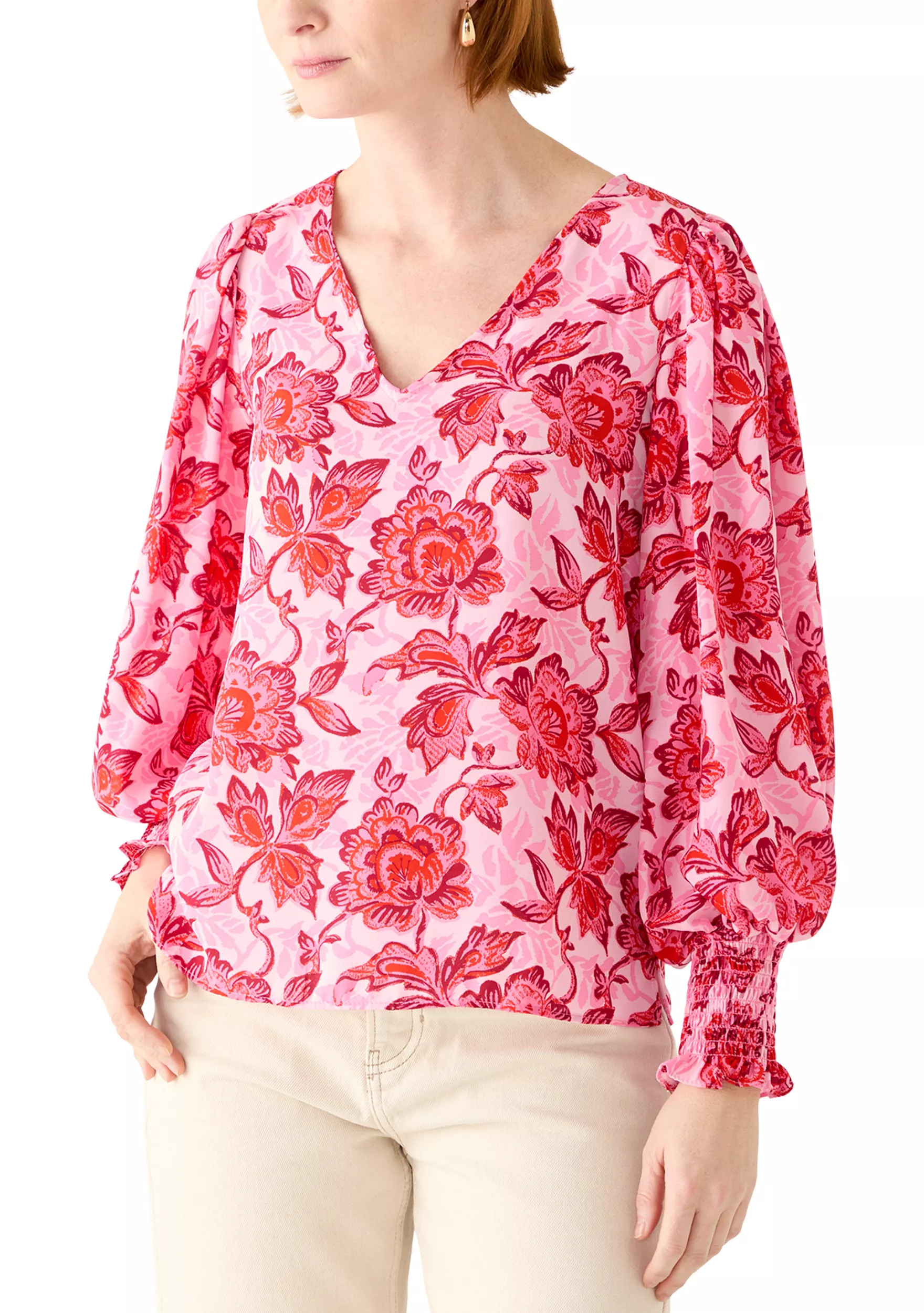 Women's Floral Print Blouse | Belk