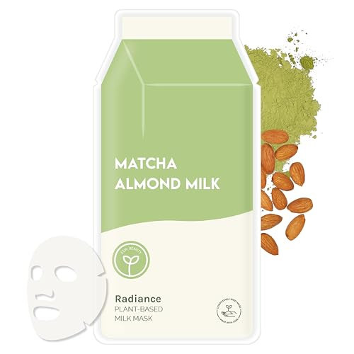 ESW Beauty Matcha Almond Milk - Radiance Plant-Based Milk Face Mask - Revitalizing with Matcha Green Tea & Sweet Almond for Dull, Uneven Skin - Awakens & Revitalizes | Amazon (US)