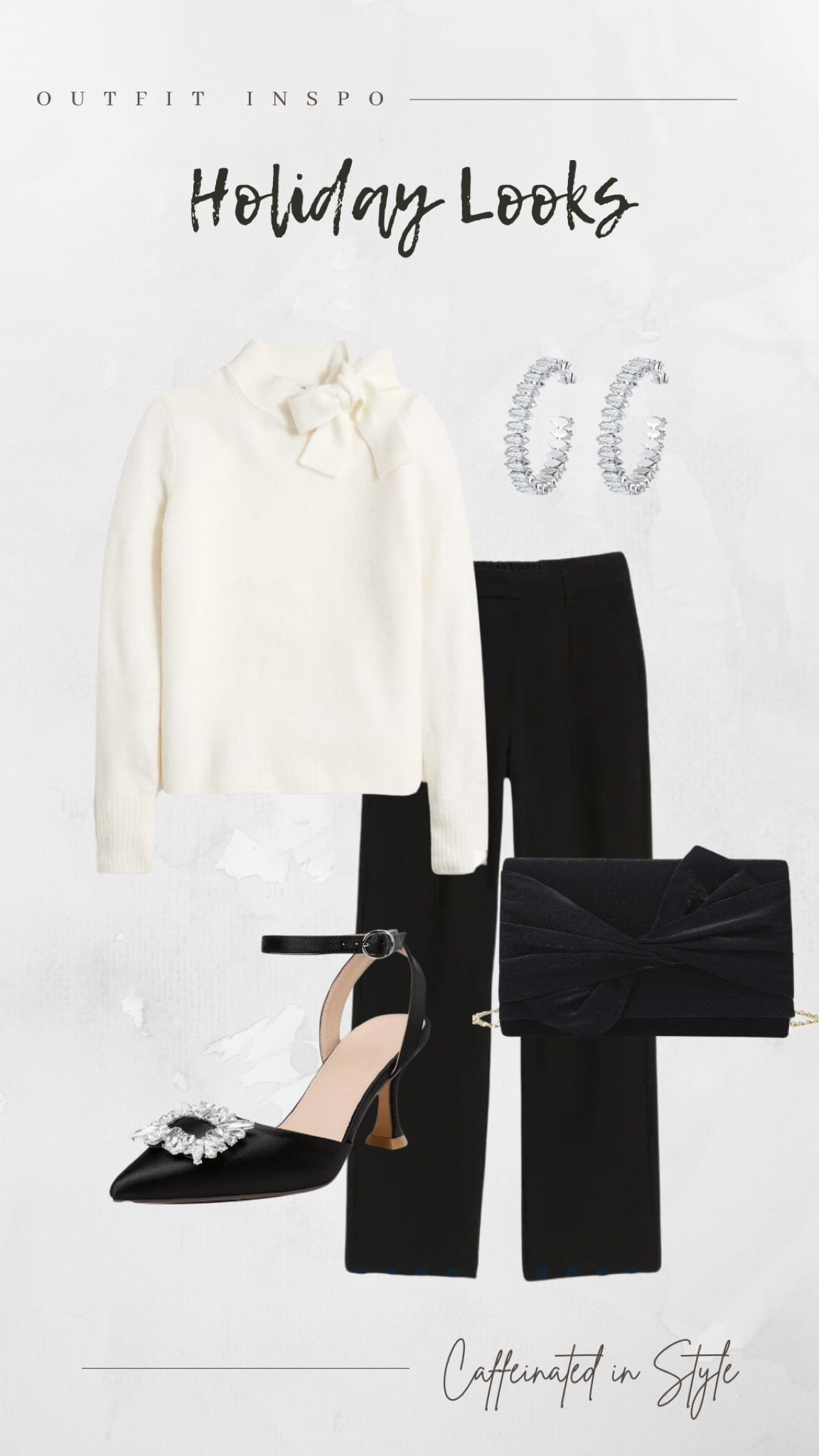 Holiday Looks// bow sweater + trousers 

#LTKHoliday #LTKstyletip #LTKfindsunder50