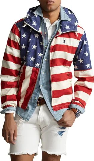 American Flag Hooded Bomber Jacket | Nordstrom