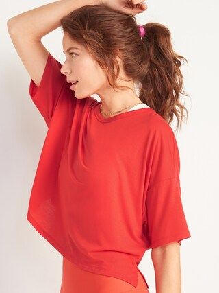 UltraLite All-Day Performance Crop Tee for Women | Old Navy (US)