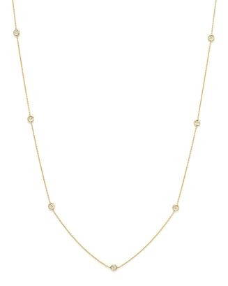 Roberto Coin 18K Yellow Gold Seven Station Necklace with Diamonds, 18 | Bloomingdale's (US)