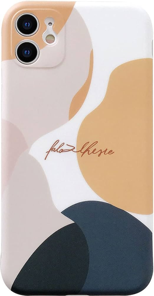 Abbery for iPhone 11 Case Aesthetic, Cute Silicone TPU Thickness Graffiti Art Watercolor Pattern ... | Amazon (US)