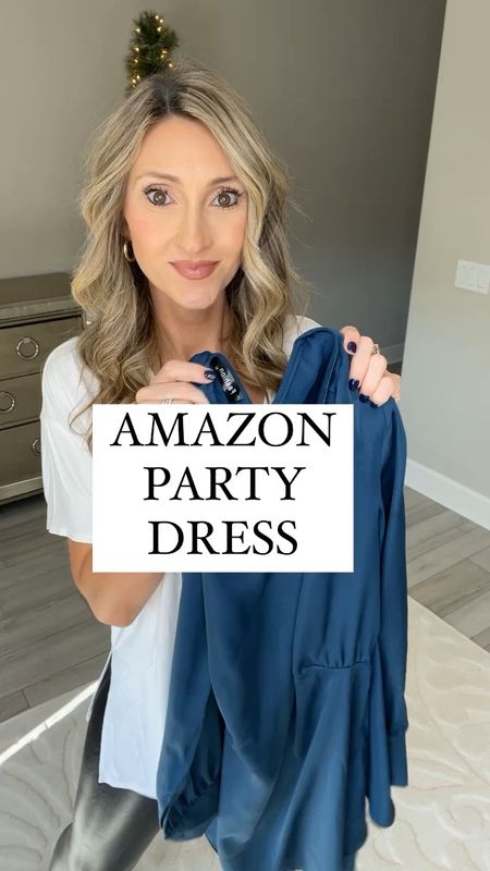 Amazon party dress. Comes in more colors. Holiday party. Satin dress. Size m

#LTKSeasonal #LTKstyletip #LTKCyberweek