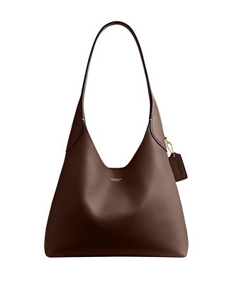 COACH Brooklyn Medium Leather Shoulder Bag 28 - Macy's | Macy's