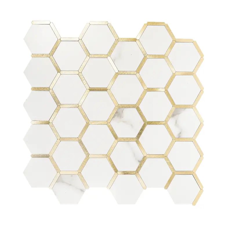 Metal Aluminum Brushed Hexagonal Self adhesive 3d Wall - Temu | Temu Affiliate Program