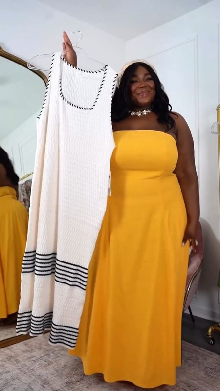 Day 4 of 5 Days of Dresses | Going a little sexy with this knit woven body on dress. Runs large. Wearing a 2X & shapewear.

Use code THAMARRXSPANX to save at checkout and free shipping 

Plus Size Dresses, White Dresses, Graduation Dress, Vacation Outfit

#LTKfindsunder50 #LTKplussize #LTKfindsunder100
