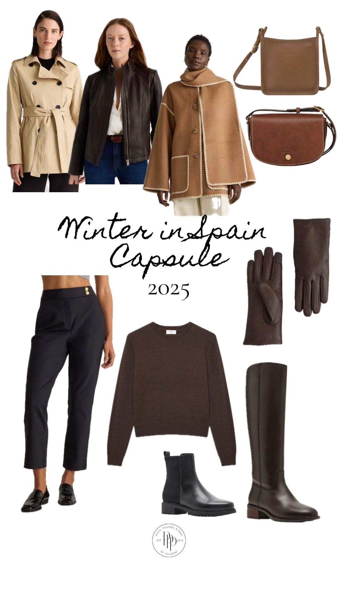 Winter in Spain Capsule!

Winter fashion, winter outfit, sweater, boots, coat, Europe, travel 

 

#LTKSeasonal #LTKStyleTip #LTKTravel