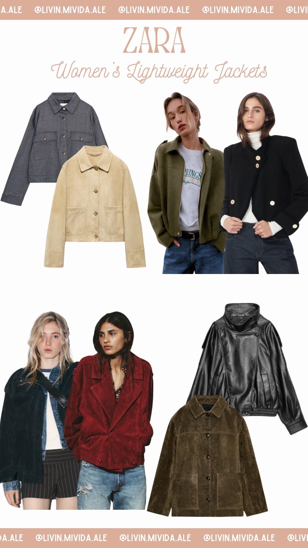 Women’s lightweight jackets 🧥 

#jackets #zara #women

#LTKootd #LTKBeauty #LTKSeasonal
