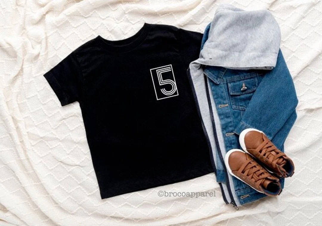 5th Birthday Shirt, Boys 5th Birthday, Boys Five Shirt, Five Birthday Shirt, Fifth Birthday Tee, ... | Etsy (US)