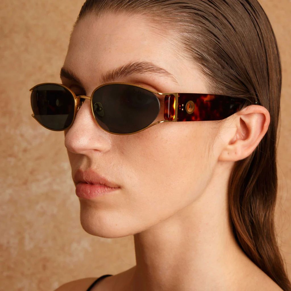 Shelby Cat Eye Sunglasses in Tortoiseshell | Linda Farrow