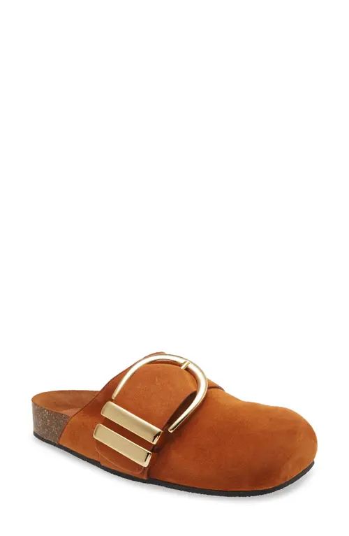 Khaite Downing Suede Mule in Caramel at Nordstrom, Size 5.5Us | Nordstrom