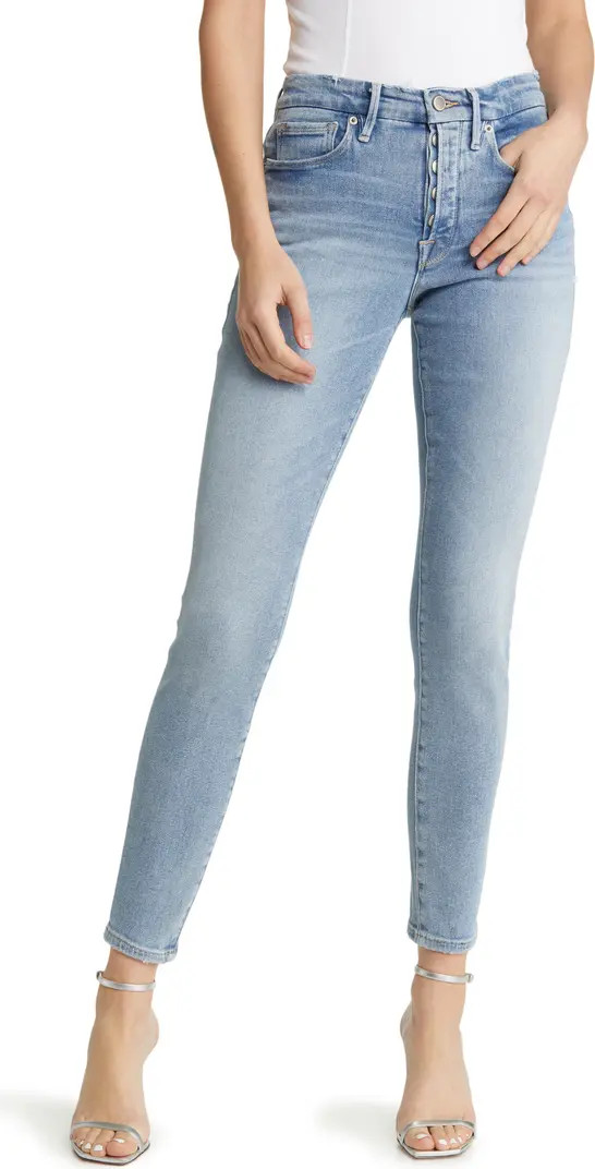 Good Legs Button Fly Ankle Skinny Jeans | Nordstrom