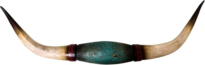 BestGiftEver Faux Bull Longhorn Skull Wall Mount Decoration - Unique Faux Steer Horns Wall Decor ... | Amazon (US)