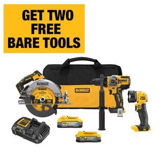 DEWALT 20V MAX Lithium-Ion Cordless 3-Tool Combo Kit with 5.0 Ah Battery and 1.7 Ah Battery DCK30... | The Home Depot