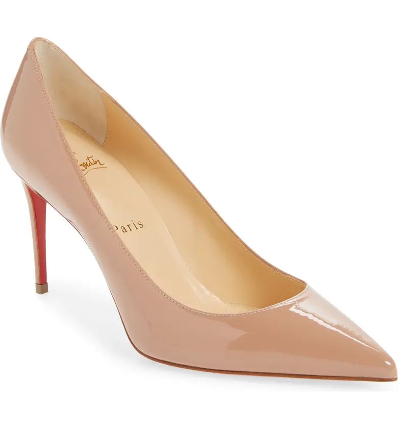 Christian Louboutin Kate Pointed Toe Patent Leather Pump | Nordstrom | Nordstrom