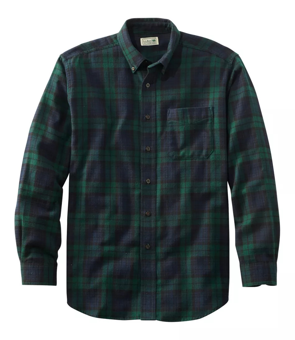 Men's Scotch Plaid Flannel Shirt, Traditional Fit | L.L. Bean
