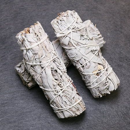1 White Sage 4 Sage Smudge Sticks for Smudging & Cleansing Energy Sustainably Grown (1 Pack) | Walmart (US)