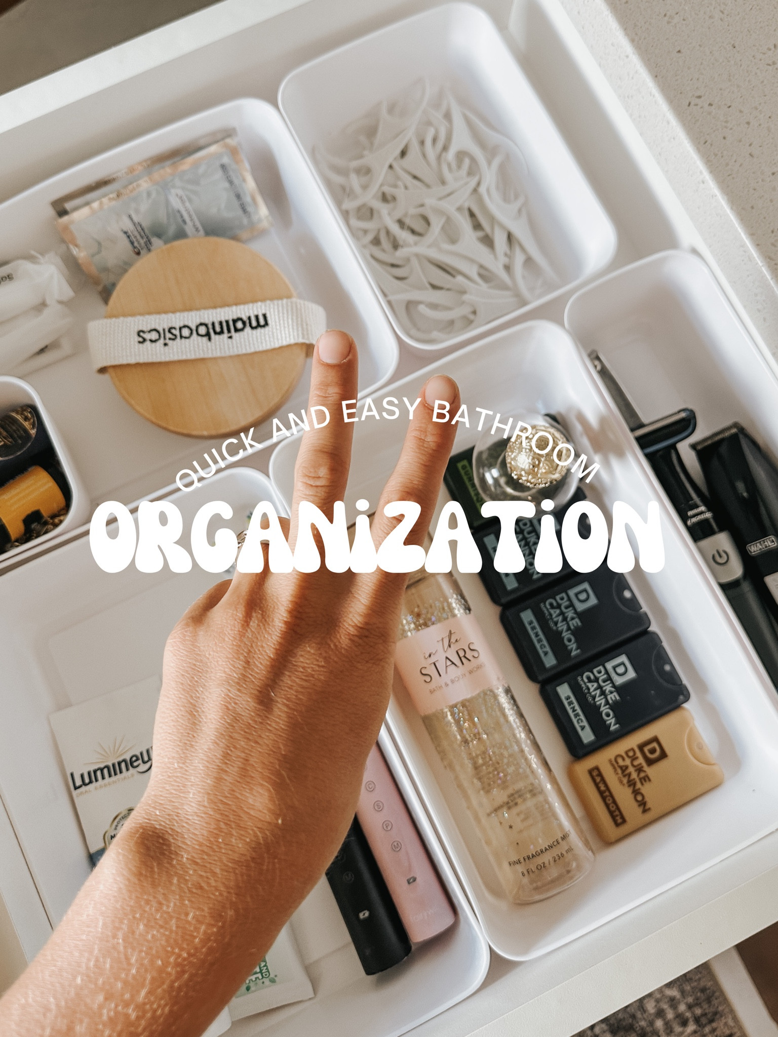 Quick and easy bathroom drawer organization 

#LTKunder50 #LTKFind #LTKhome