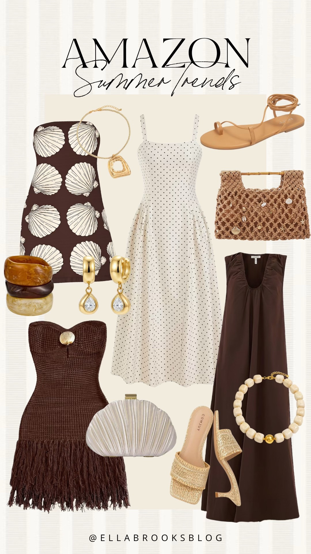 Amazon summer trends

Summer style, shell dress, summer purse, neutral dress, polka dot dress, shell purse

#LTKootd #LTKSeasonal #LTKTravel