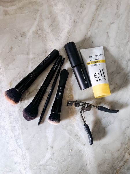My favorite elf products | Retractable Brush | Primer with Sunscreen | Eyelash Curler | Blush Brush | Ultimate Blending | Eyebrow Duo | Primer Applicator 

#LTKbeauty #LTKsalealert #LTKSpringSale