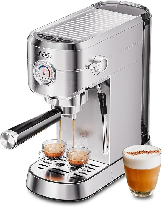 Gevi Commercial Espresso and Coffee Makers, Professional 20 Bar Espresso Maker with Milk Frother,... | Amazon (US)