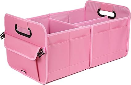 AOKJOY Car Trunk Organizer Car Storage Organizer Collapsible Multi Compartment Car Orga... | Amazon (US)