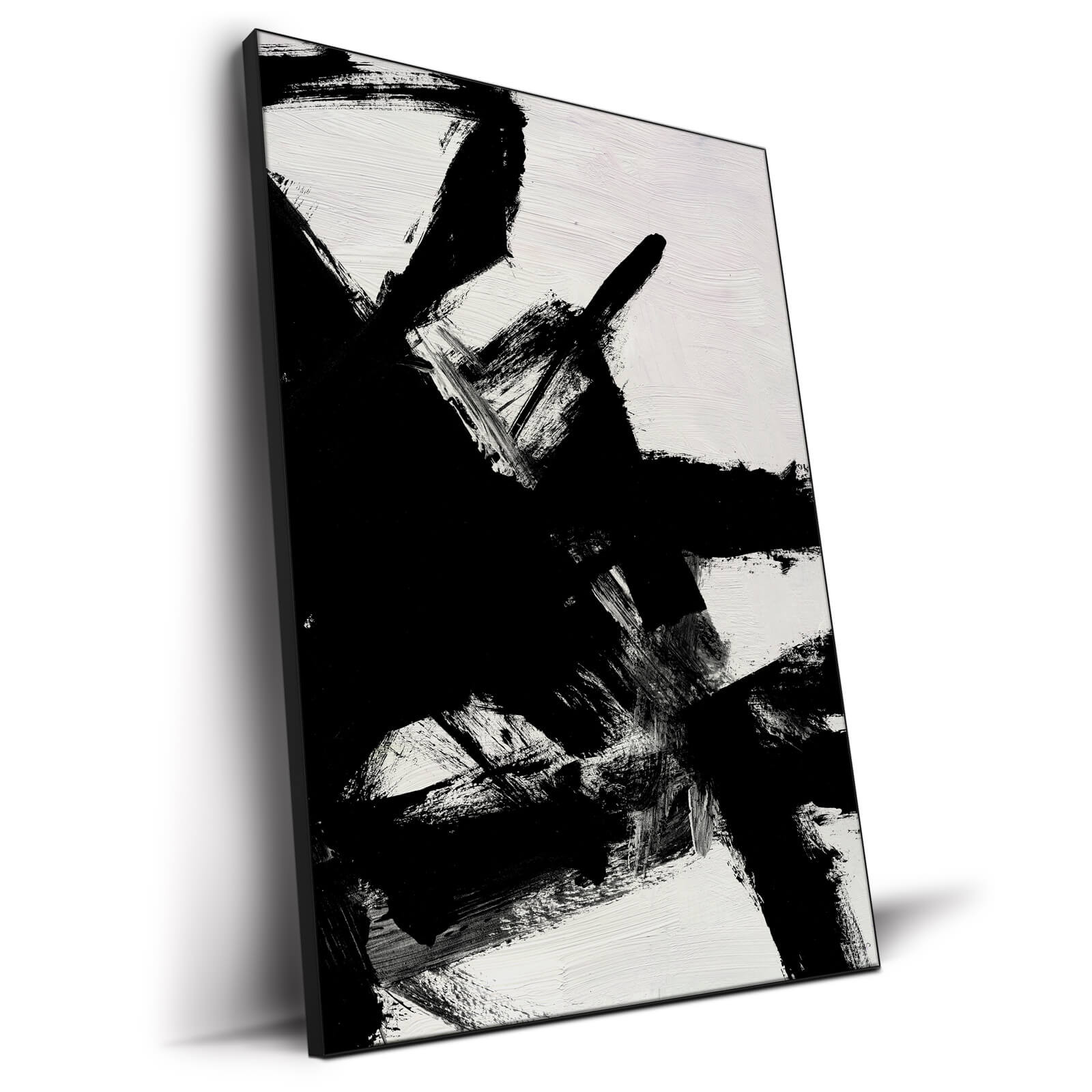 Black Abstract Brushstroke Wall Art | BIG Wall Décor | Big Wall Decor (US)