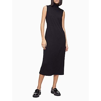 Sleeveless Ribbed Midi Dress | Calvin Klein | Calvin Klein (US)