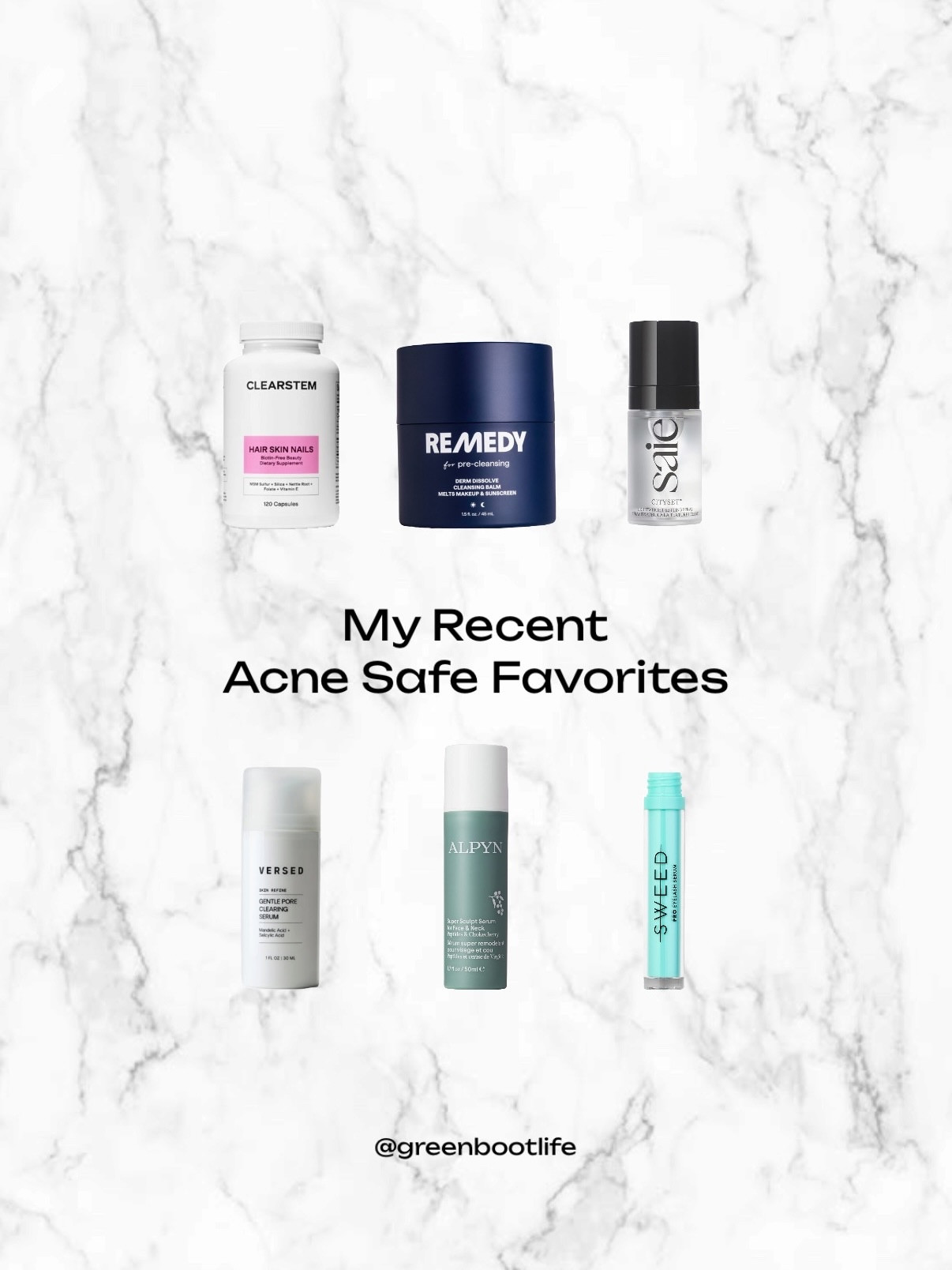 Swipe to see why ➡️ Comment FAVES and I’ll send these directly to you!

Discount codes:
GREENBOOTLIFE saves you 15% off @clearstemskincare and @remedyskin 
GREENBOOTLIFE15 saves you 15% off @alpynbeauty 
GREENBOOTLIFEDETOX15 saves you 15% off at @thedetoxmarket (where you can shop @sweedbeauty) 

Have you tried any of these? What would you try? 

#acne #acneproneskin #acnesafe #acnesafeskincare #acnesafeproducts