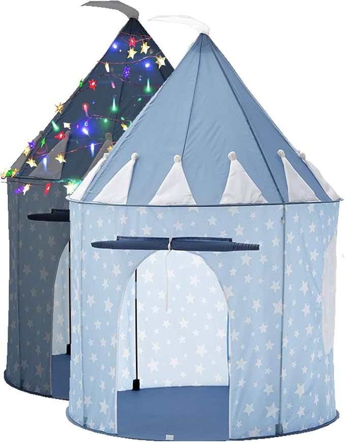 LimitlessFunN Kids Play Tent Bonus Star Lights & Carrying Case [ Pop Up Portable Glow in The Dark... | Amazon (US)