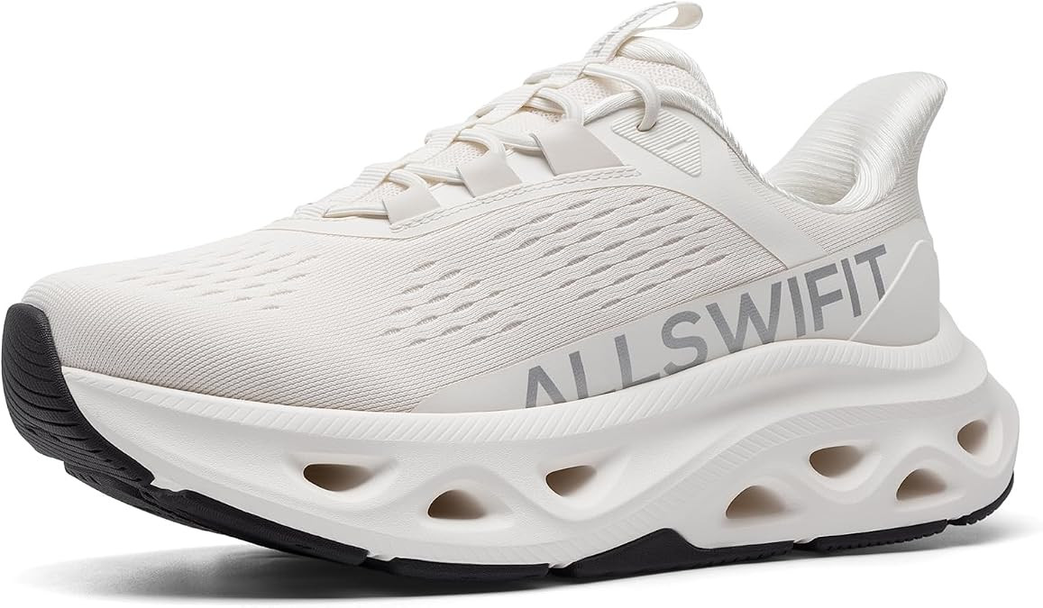 ALLSWIFIT Women's Slip On Cushioning Walking Fashion Shoes | Hands Free,Breathable,Non Slip,Arch ... | Amazon (US)