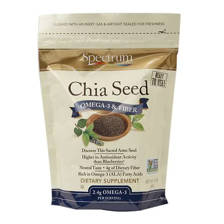 Spectrum Essentials Chia Seed Omega-3 & Fiber - 12 oz. | Walgreens