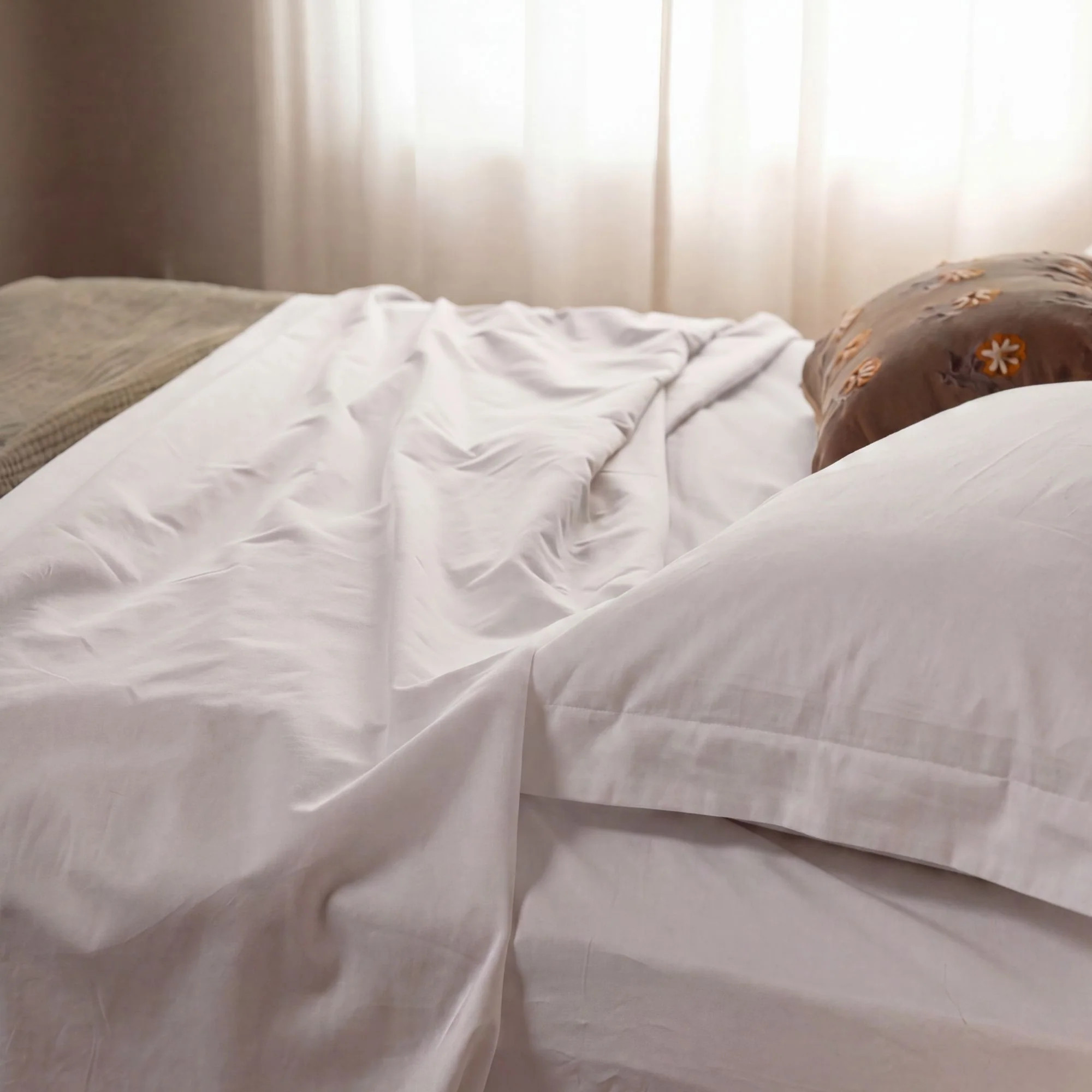 Final Sale! Organic Cotton Sateen Flat Sheet | Naturepedic