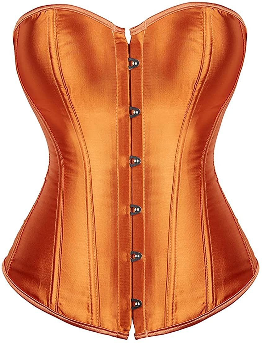Blidece Women's Fashion Sexy Vintage Underbust Corset Bustier Waist Cincher with G-String S-6XL | Amazon (US)