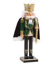 14in King With Cape Nutcracker | Marshalls
