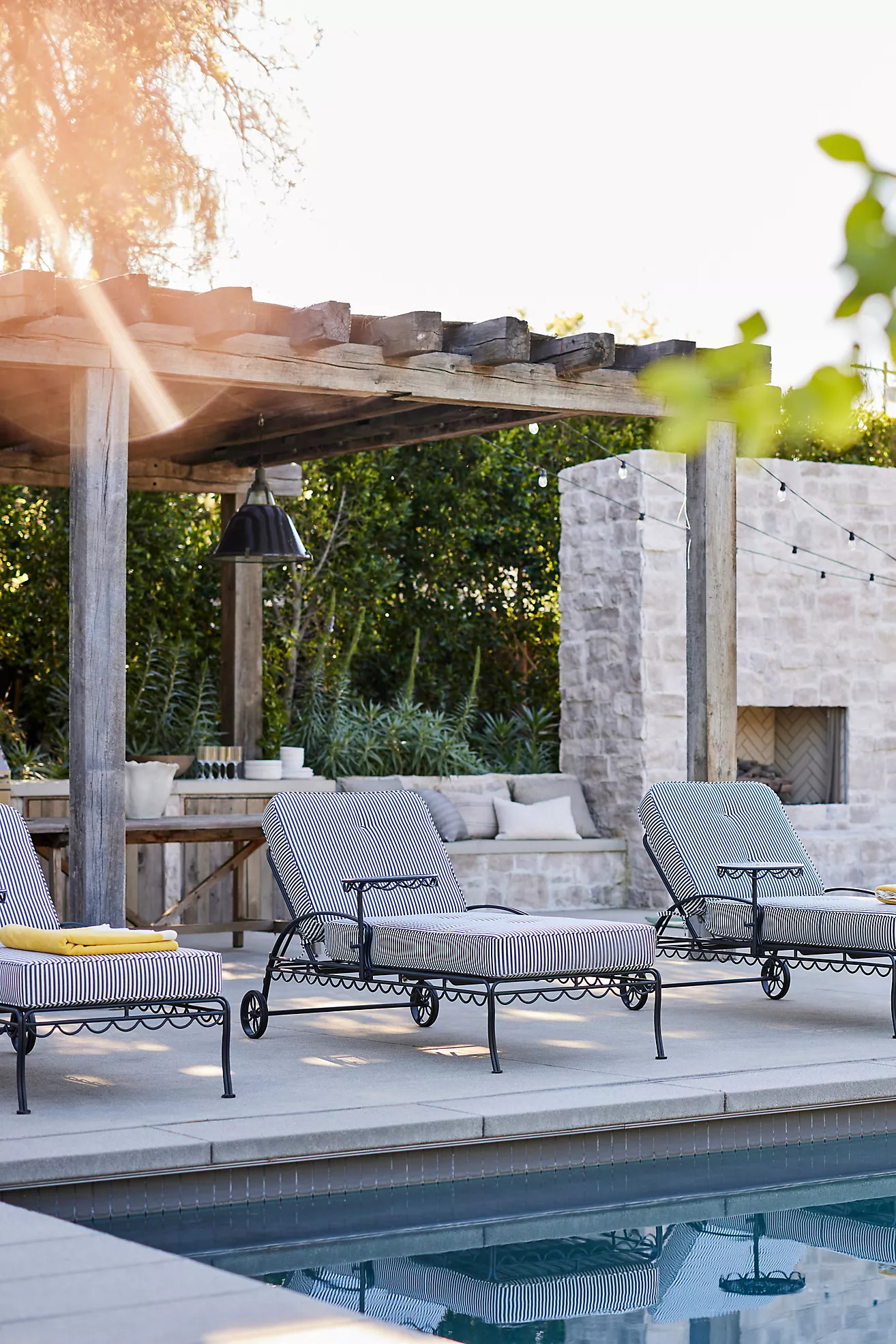 Business & Pleasure Co. The Al Fresco Chaise Lounge | Anthropologie (US)