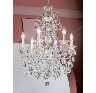 Classic Lighting 57006 SS C Crystalique 33" Crystal Chandelier from the Via Venteo Collection | Build.com, Inc.