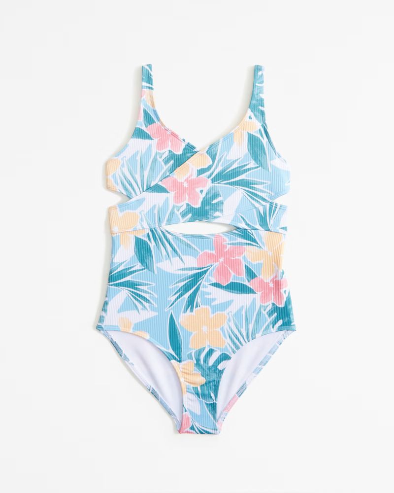 girls low wrap one-piece swimsuit | girls swimsuits | Abercrombie.com | Abercrombie & Fitch (US)