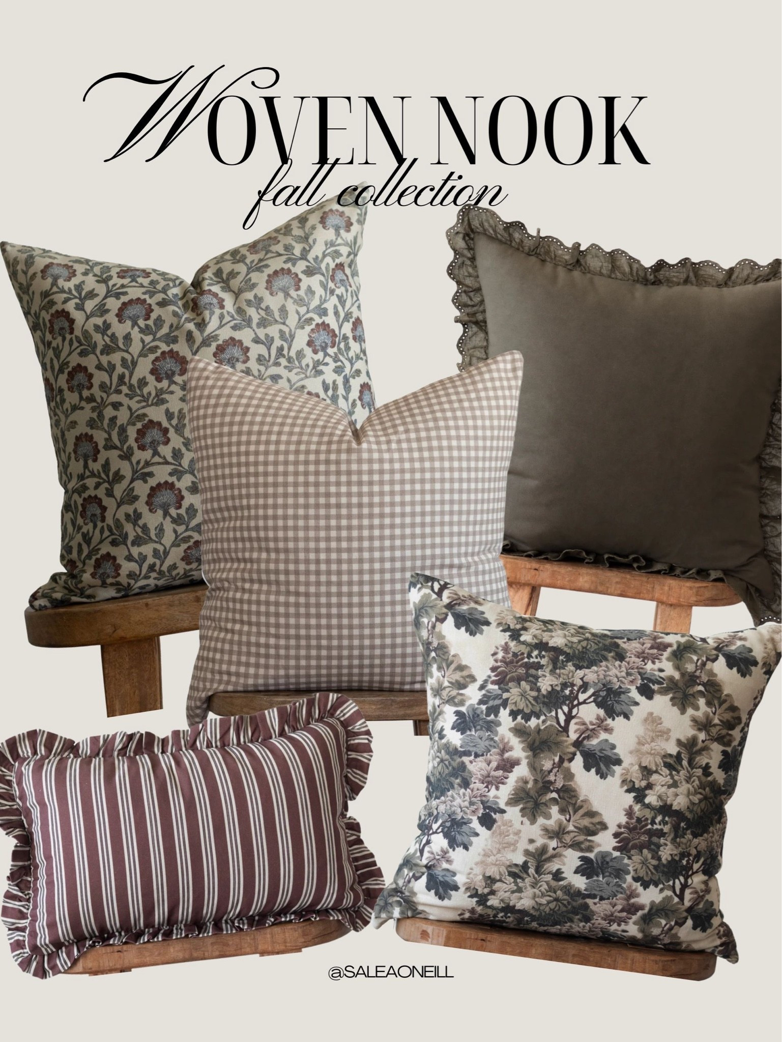 stunning pillow covers for fall 🍂✨ 


woven nook, pillow covers, fall home decor, living room fall finds