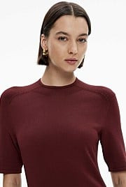 Mock Neck Knit Dress | Witchery (AU)