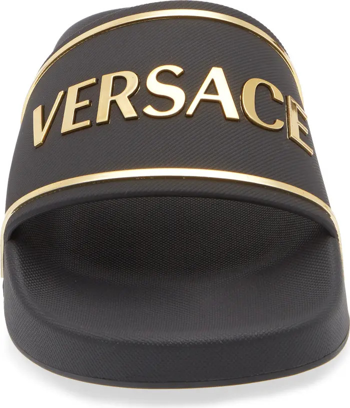 Versace Logo Pool Slide (Women) | Nordstrom | Nordstrom