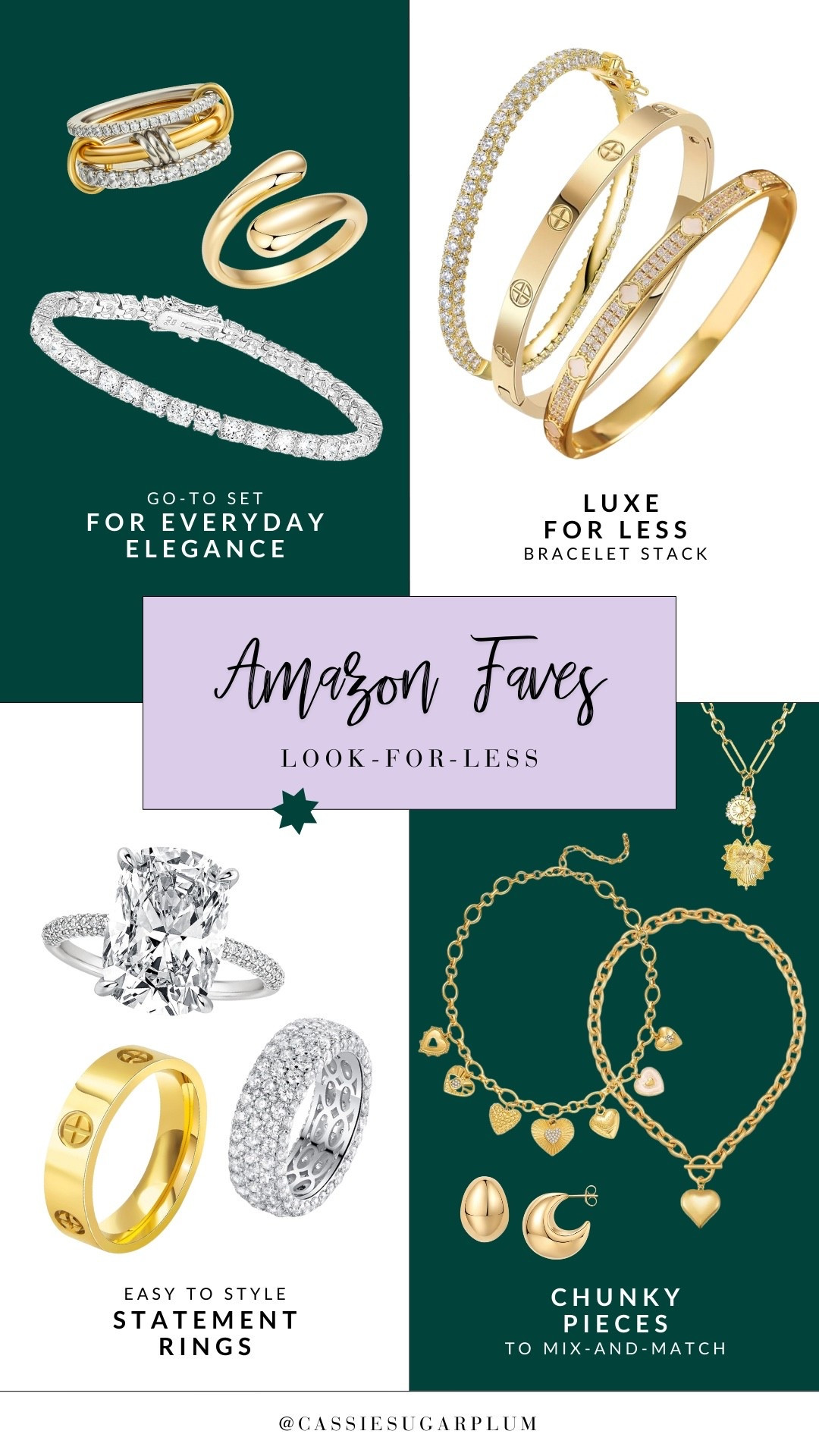 My go-to jewelry from Amazon! These finds are so stunning, and at such an amazing price point. ✨ 

#LTKHoliday #LTKGiftGuide #LTKOver40