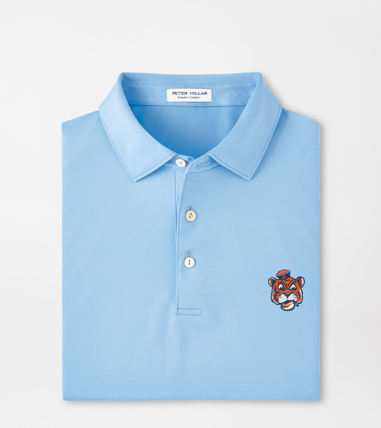 Auburn Vault Solid Performance Jersey Polo (Sean Self Collar) | Peter Millar