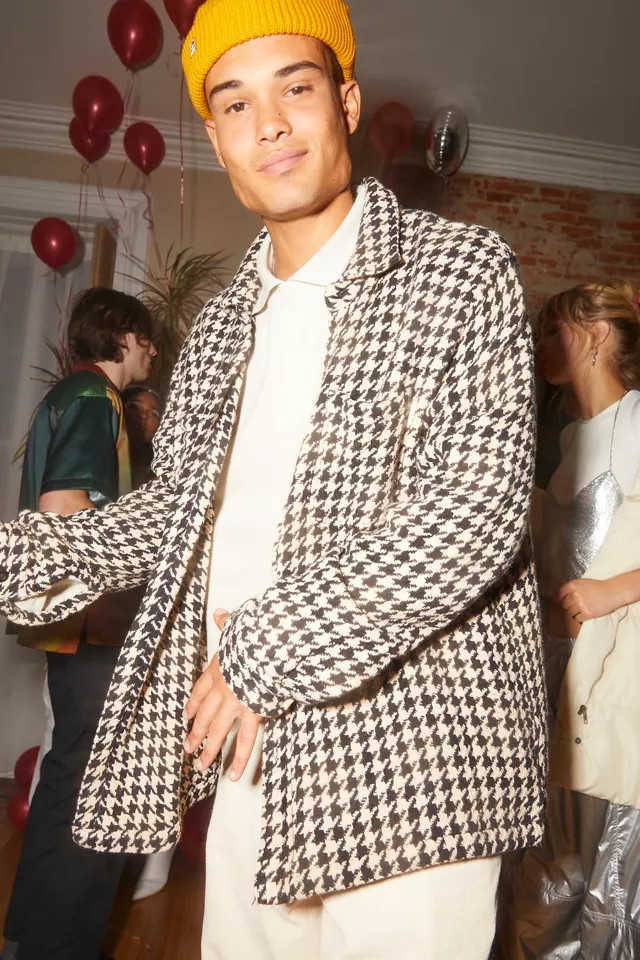 UO Exploded Houndstooth Shirt | Urban Outfitters (US and RoW)