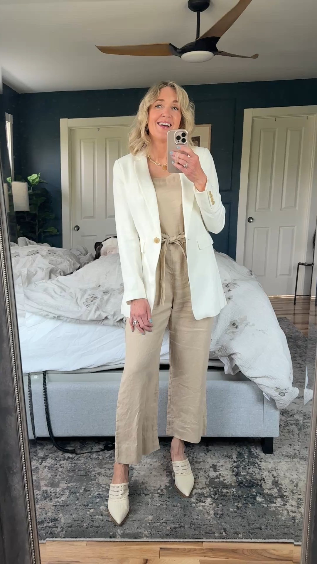 Summer workwear outfit from Quince. This linen jumpsuit is so comfy chic and easy to dress up or down.

Code DOUSEDINPINK for 10% off Melinda Maria

#summeroutfit #workwearoutfit #businesscasual #styleover40
#quince #linenjumpsuit #sustainablefashion #affordableoutfit


#LTKSummerEdit #LTKFindsUnder100 #LTKWorkwear