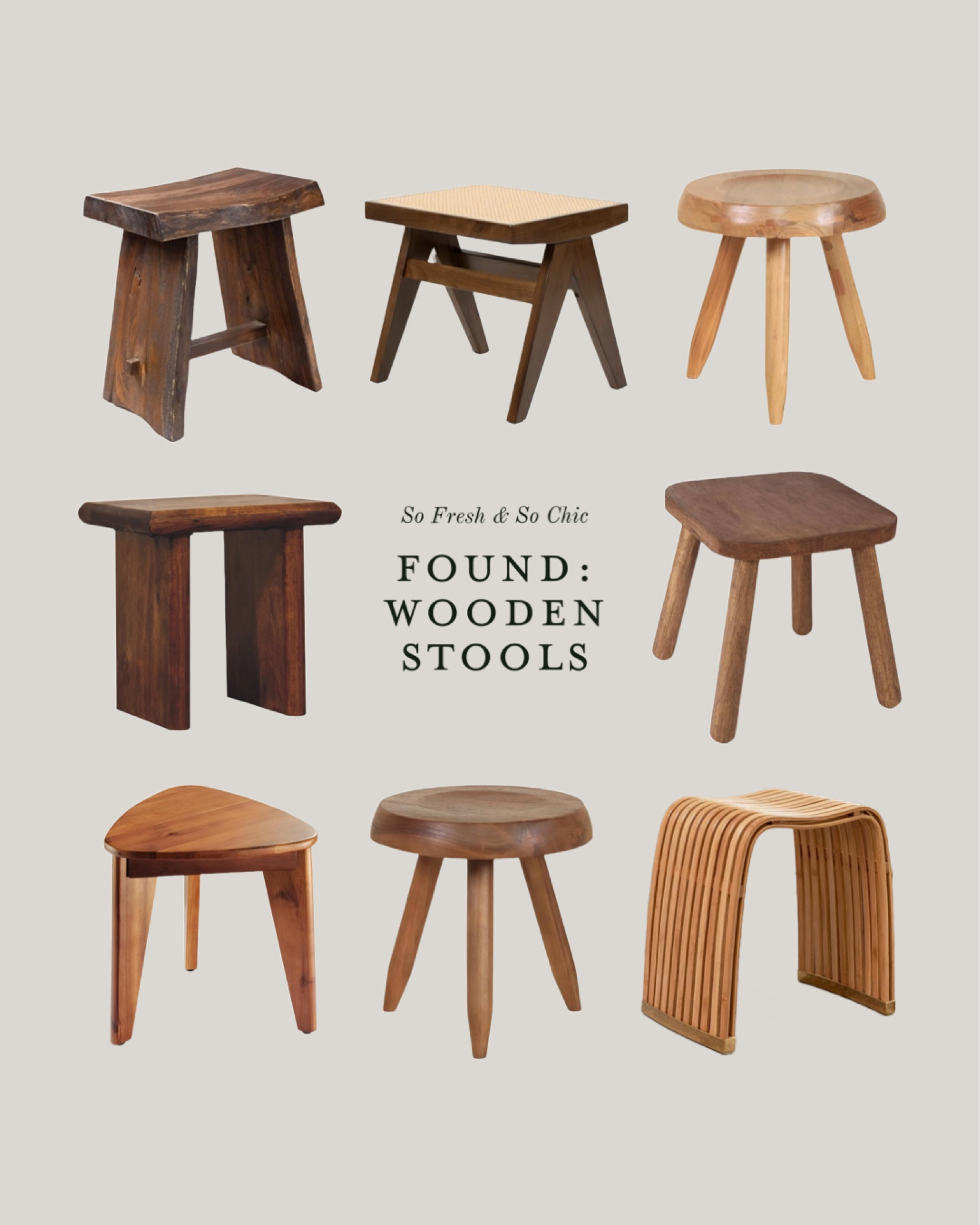 Found: Wooden stools.
-
Step stools - dining stools - low stools - kid stools - wood stools - Amazon home finds - Wayfair home finds - affordable home decor - affordable stools - acacia wood shower stool - waterproof stools - round wood stool - rectangle wood stool - square wood stool - mid century modern stool - minimalist home decor 

#LTKHome #LTKFamily