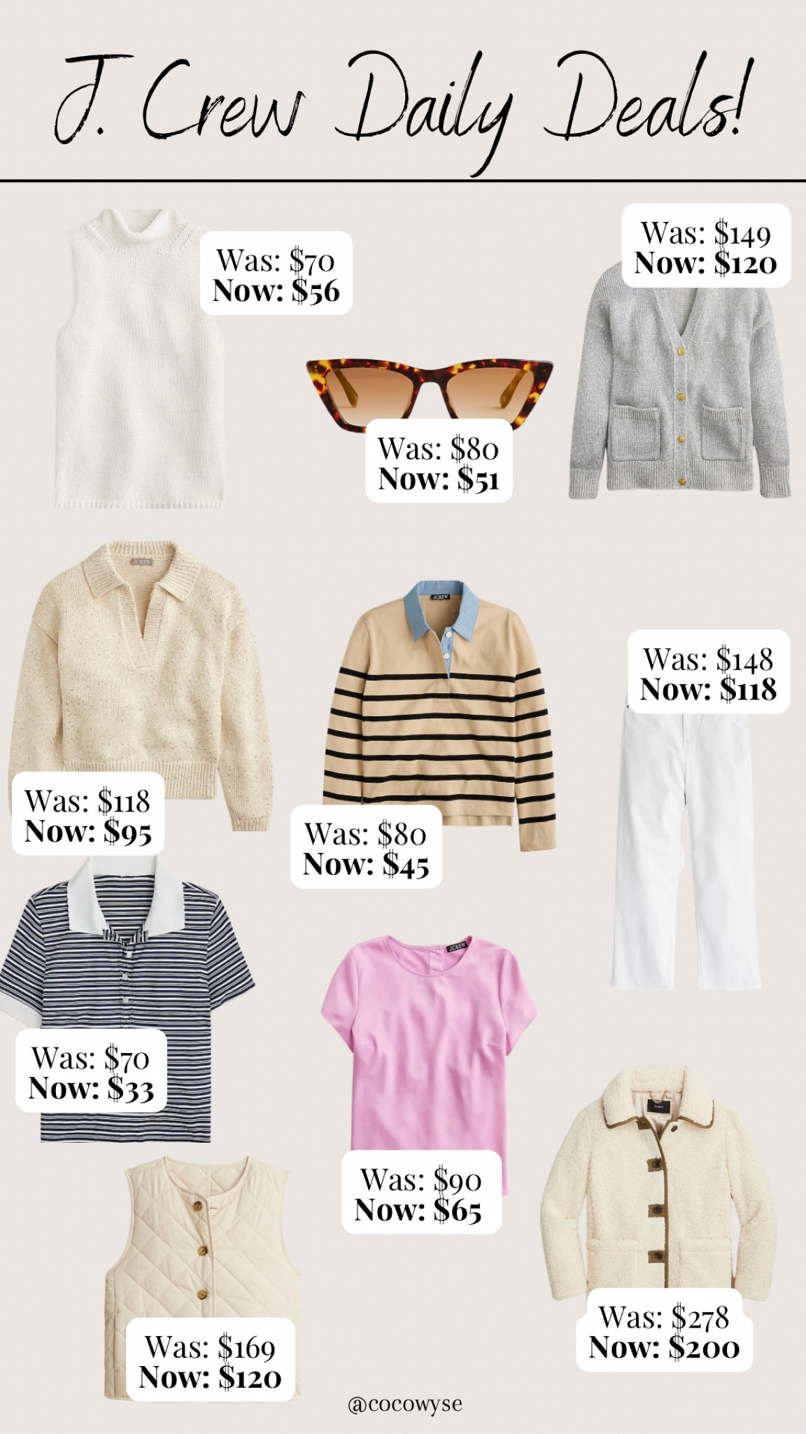 My J. Crew must haves! 

#LTKstyletip #LTKSale #LTKSeasonal
