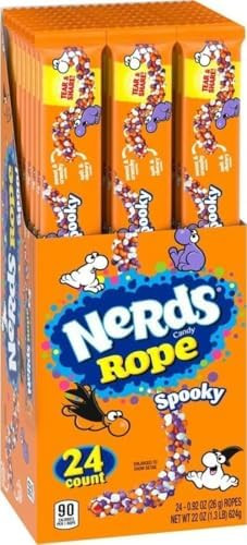 Nerds Spooky Ropes Candy, Halloween Trick or Treat Packs, 0.92oz (Pack of 24) | Amazon (US)